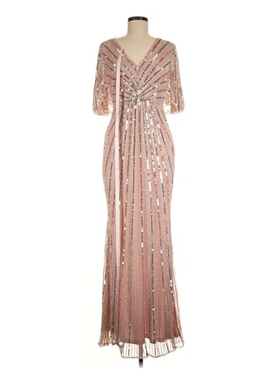 Mac Duggal Cocktail Dress In Tan