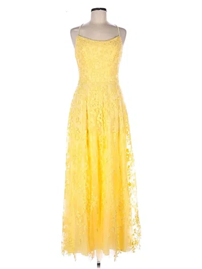 Mac Duggal Cocktail Dress In Yellow