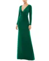 Mac Duggal Ieena Jersey Wrap A-line Gown