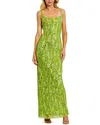 Mac Duggal 10696 Long Formal Fitted Back Slit Dress In Multi