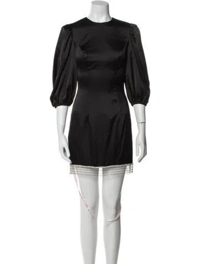 Pre-owned Mac Duggal Crew Neck Mini Dress W/ Tags In Multi