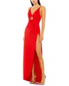 Mac Duggal Cutout Gown In Red