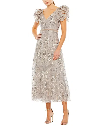 MAC DUGGAL EMBELLISHED A-LINE DRESS