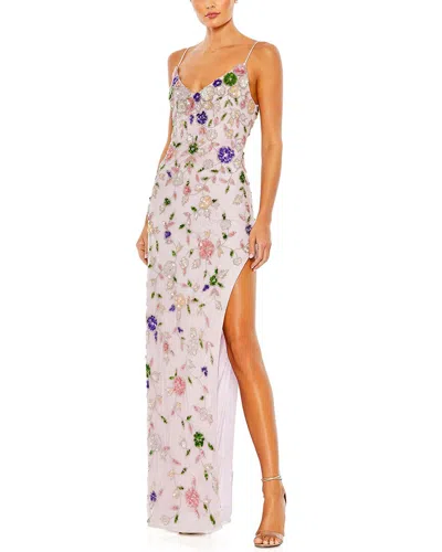 MAC DUGGAL EMBELLISHED LACE GOWN