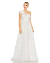 Mac Duggal Embellished One Shoulder A Line Gown In Multi