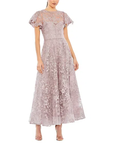 Mac Duggal Embroidered A-line Gown