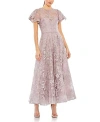 Mac Duggal Sequin Lace A-line Gown In Lilac