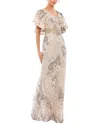 Mac Duggal Embroidered Trumpet Gown