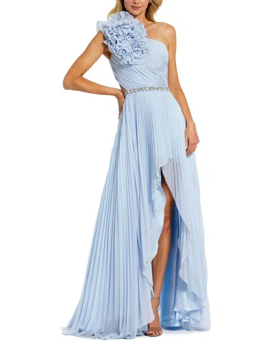 MAC DUGGAL MAC DUGGAL FLORAL DETAIL ONE SHOULDER GOWN WITH SIDE SLIT