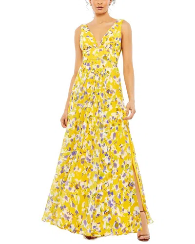 MAC DUGGAL MAC DUGGAL FLORAL PLUNGE GOWN