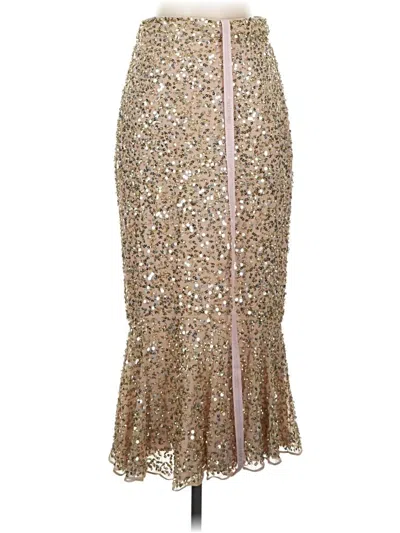 Pre-owned Mac Duggal Formal Skirt In Gold