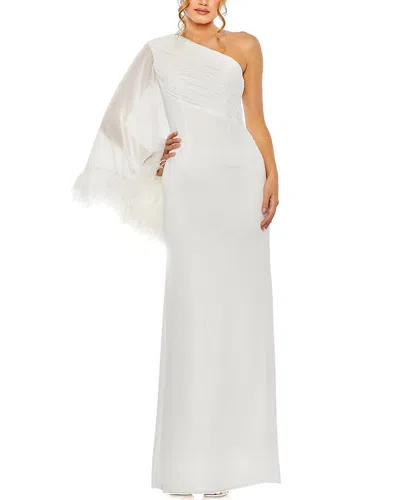 Mac Duggal Gown In White