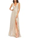 Mac Duggal Metallic Sequin Gown