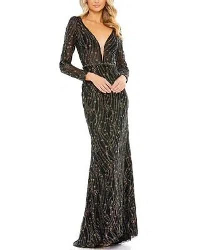 Pre-owned Mac Duggal Gown Women's In Black Multi