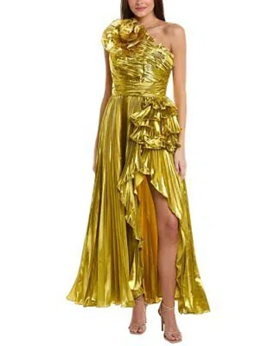 Pre-owned Mac Duggal Gown Women's In Gold
