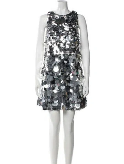 Pre-owned Mac Duggal Graphic Print Mini Dress