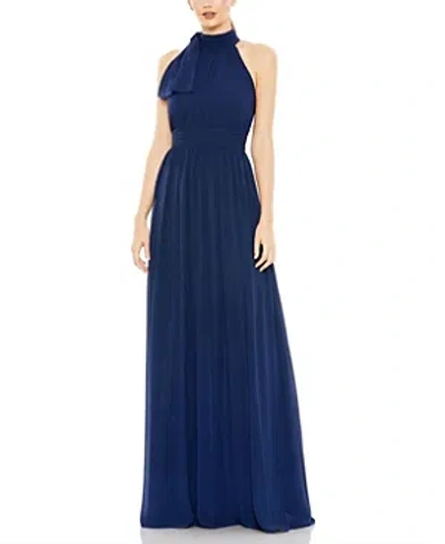 MAC DUGGAL HIGH NECK CHIFFON GOWN