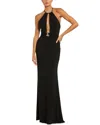 Mac Duggal High Neck Cutout Gown