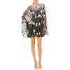 Mac Duggal High Neck Embellished Trapeze Dress