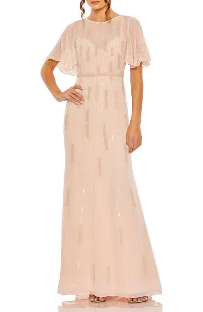 Mac Duggal Women's Beaded & Sequined Gown In Rose