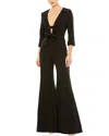Mac Duggal Bow Detail Wide Leg Jumpsuit