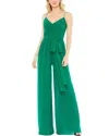 Mac Duggal Ruched Wide Leg Jumpsuit