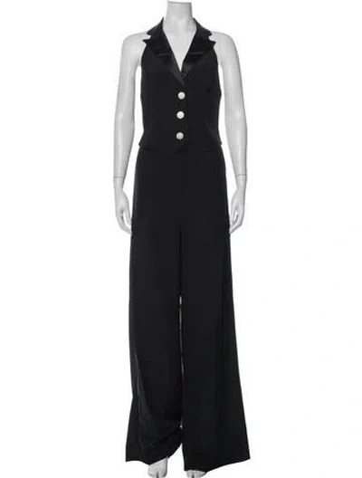 Pre-owned Mac Duggal Jumpsuit In Black