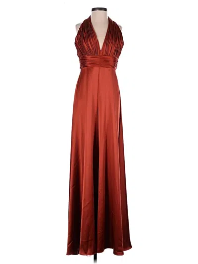 Mac Duggal Jumpsuit In Burgundy