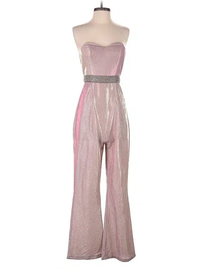Pre-owned Mac Duggal Jumpsuit In Pink