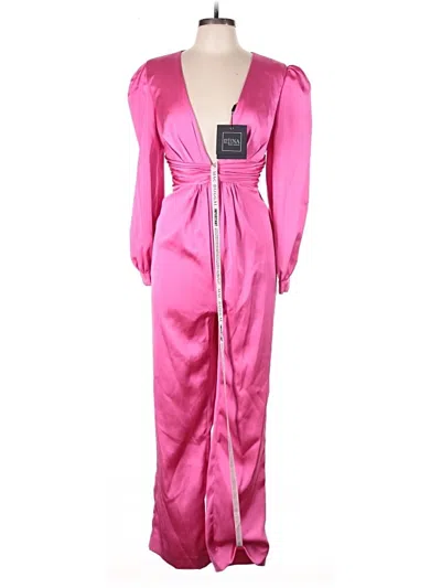 Pre-owned Mac Duggal Jumpsuit In Pink