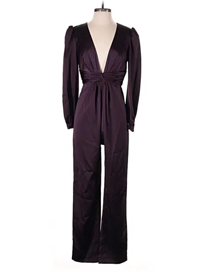 Pre-owned Mac Duggal Jumpsuit In Purple