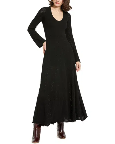 Mac Duggal Knit Maxi Dress In Black