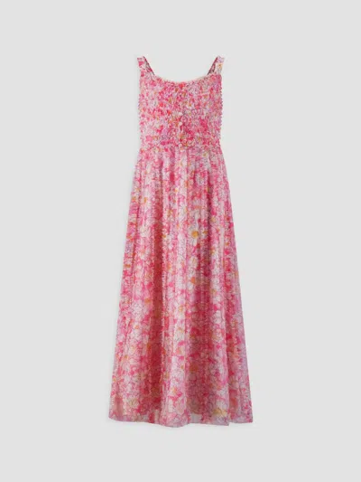 Mac Duggal Little Girl's & Girl's Floral Print Ruffled Dress In Multi