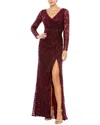 Mac Duggal Maxi Dress In Red