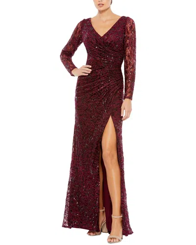Mac Duggal Maxi Dress In Red