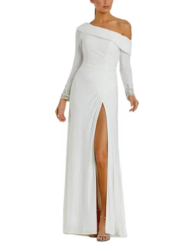 Mac Duggal Maxi Dress In White