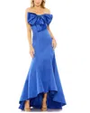 Mac Duggal Statement Bow Strapless Mermaid Gown