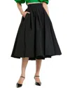 Mac Duggal Midi Skirt In Black