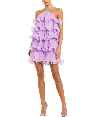 Mac Duggal Mini Dress In Blue