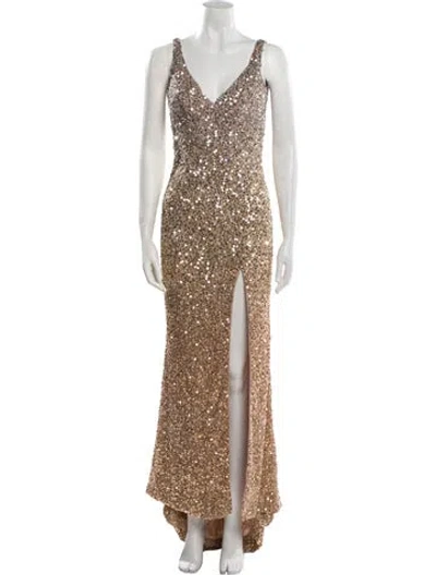 Pre-owned Mac Duggal Nylon Long Dress