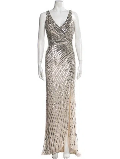 Pre-owned Mac Duggal Nylon Long Dress