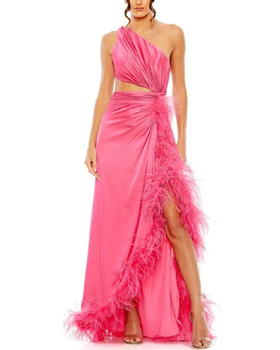 MAC DUGGAL MAC DUGGAL ONE SHOULDER KEY HOLE DETAIL DRESS