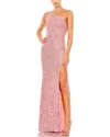 MAC DUGGAL MAC DUGGAL ONE SHOULDER SEQUIN GOWN