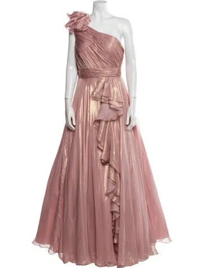 Pre-owned Mac Duggal One-shoulder Long Dress