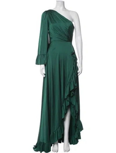 Pre-owned Mac Duggal One-shoulder Long Dress
