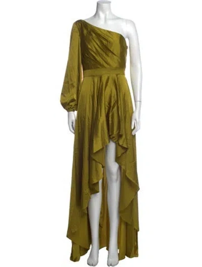 Pre-owned Mac Duggal One-shoulder Long Dress