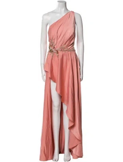 Pre-owned Mac Duggal One-shoulder Long Dress W/ Tags