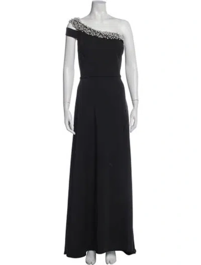 Pre-owned Mac Duggal One-shoulder Long Dress W/ Tags In Blue