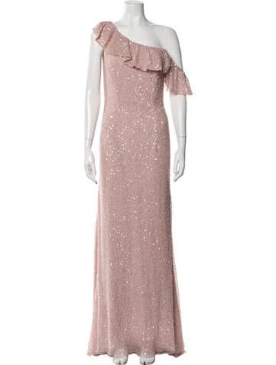 Pre-owned Mac Duggal One-shoulder Long Dress W/ Tags In Purple