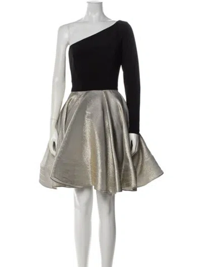 Pre-owned Mac Duggal One-shoulder Mini Dress W/ Tags